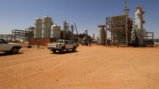 The In Amenas Gas Plant facility, Algeria